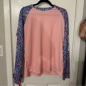 Columbia PFG Womens Leopard Print Top Omni-Shade